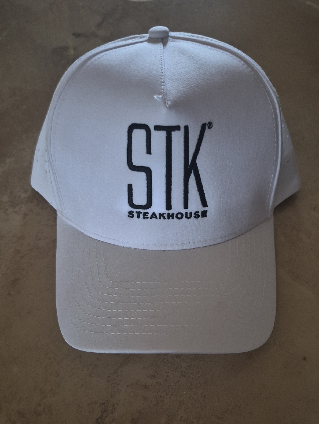 Stk Steakhouse White Logo Baseball Cap